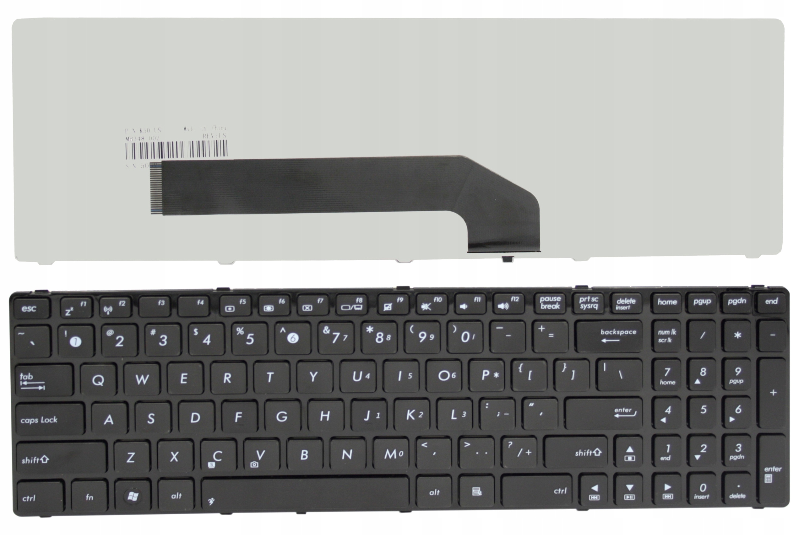 

Klawiatura Do Asus K50 K50AB K50IN K50IJ K70 X70