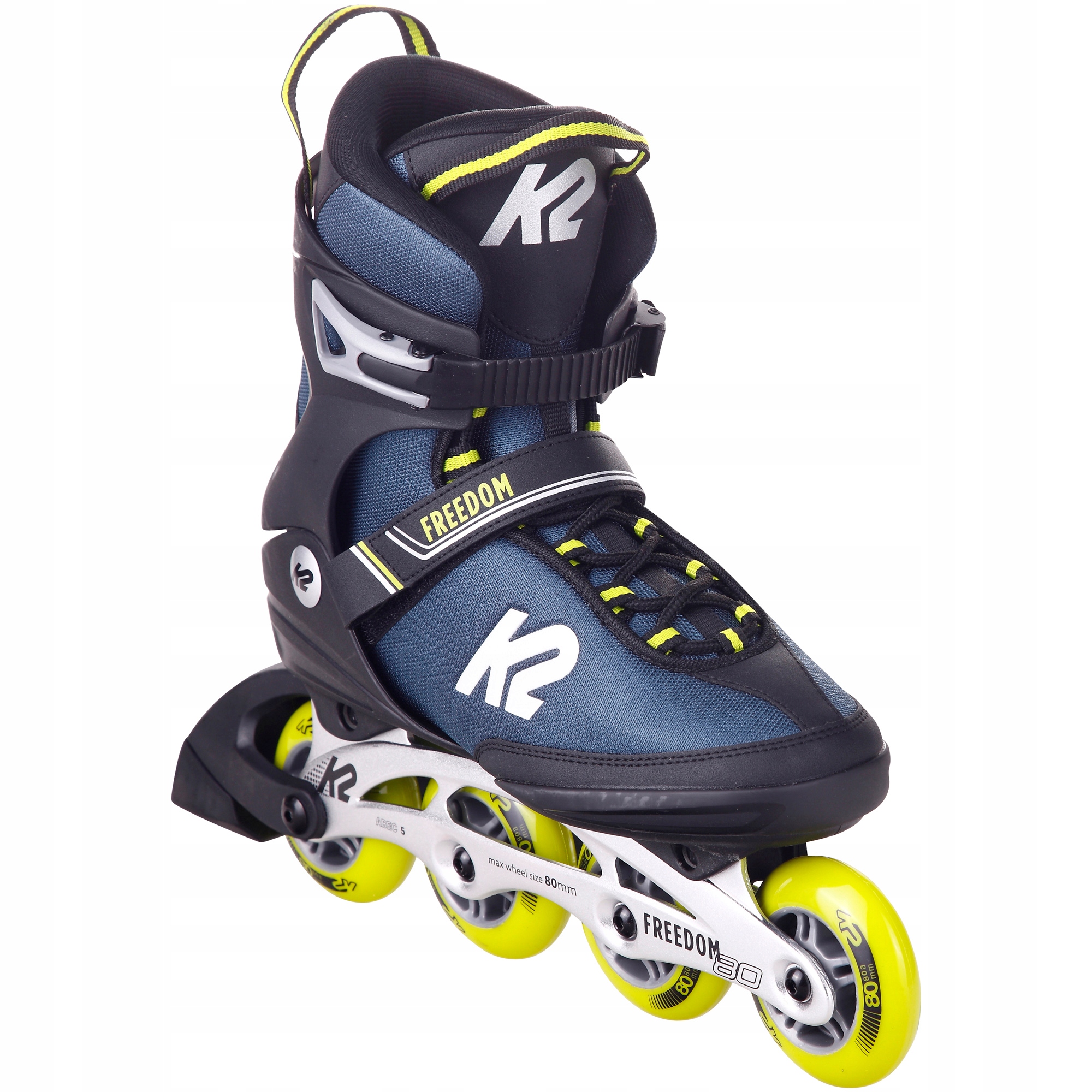 Rolki męskie fitnesowe K2 FREEDOM 80 M rozmiar 44