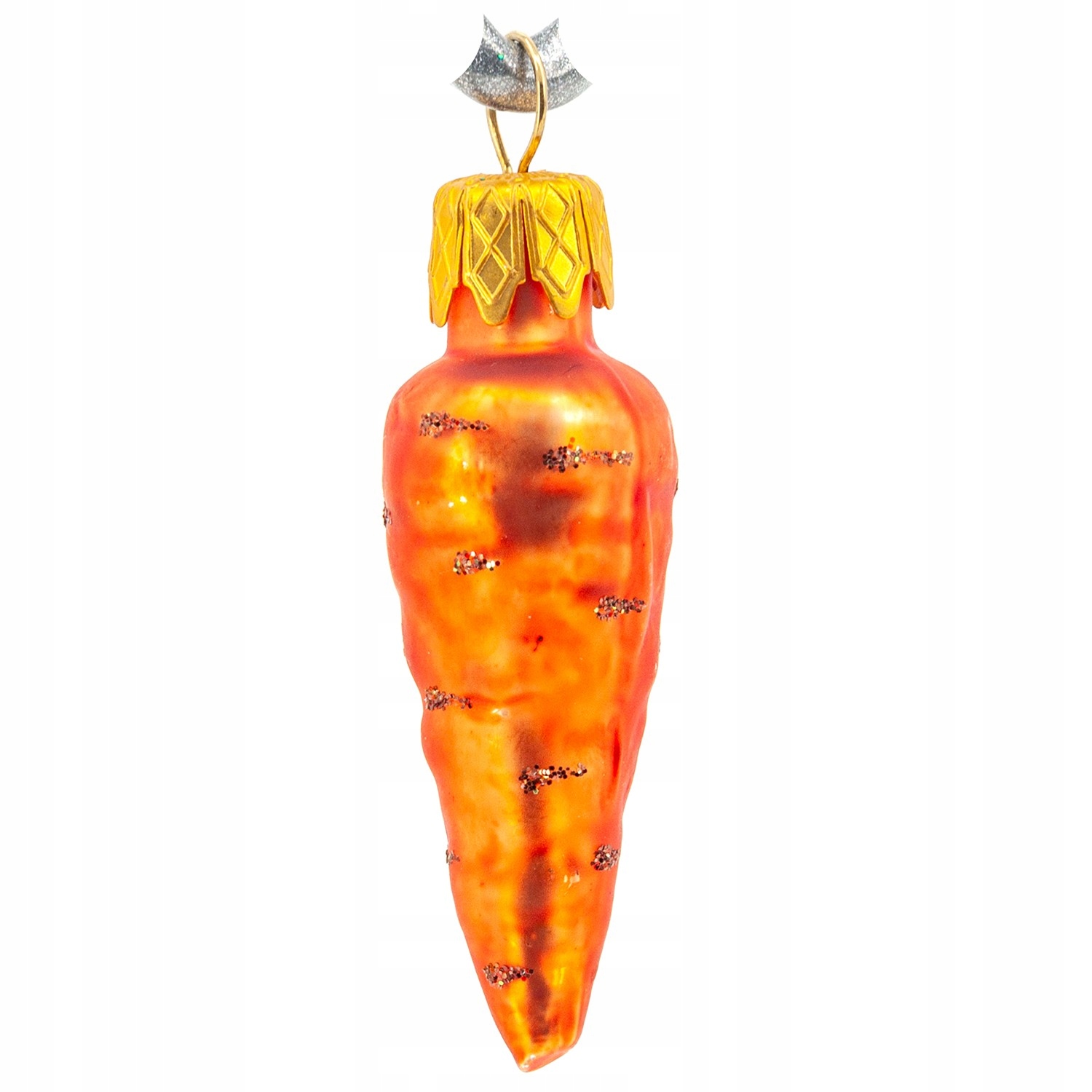 

Bombka szklana choinkowa marchewka mini