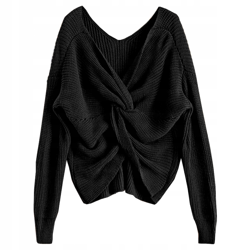 MODNY CIEPŁY KOBIECY SWETER PONCZO NARZUTKA KOLORY Materiał dominujący poliester