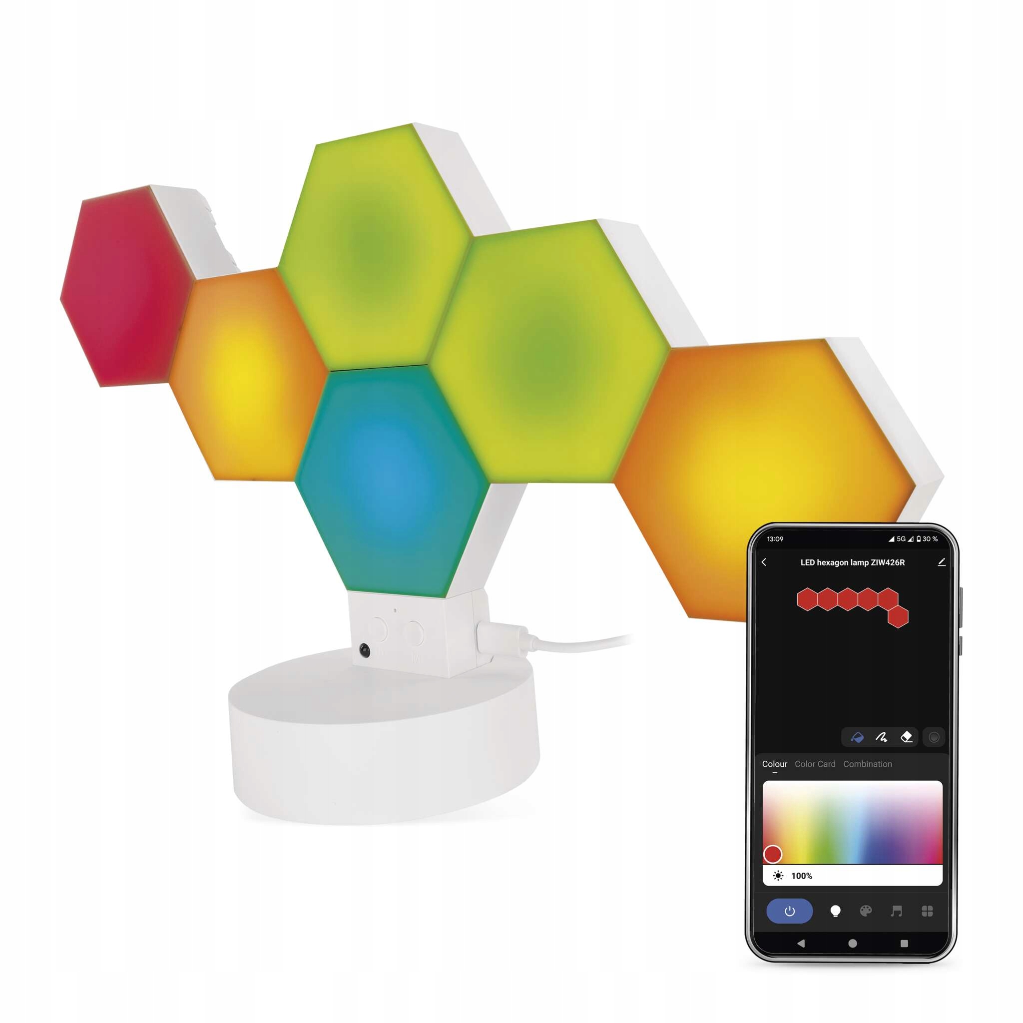Emos Smart Hexagon Rgbic WiFi lampa ZIW426R