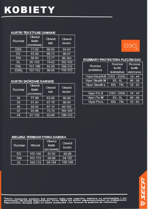 KURTKA Motocyklowa SECA AIRFLOW II LADY rozm. M Rozmiar M