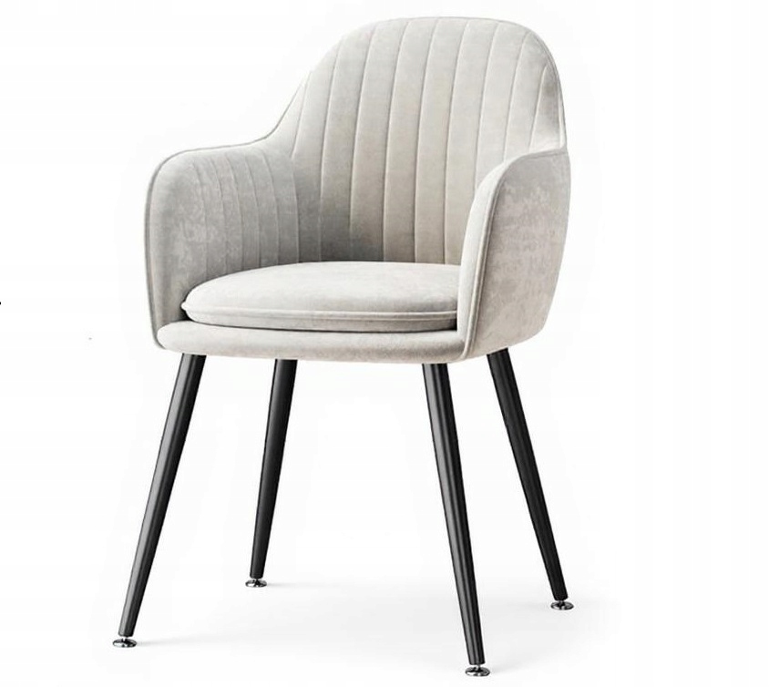 Krzesło tapicerowane Fotel Welurowe do kuchni jadalni salonu