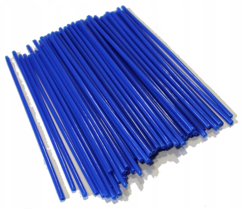 MOTOCYKLOWA OSŁONA SZPRYCH NIEBIESKA 72SZT DŁ 240MM Enduro Cross MX Producent Wilmat