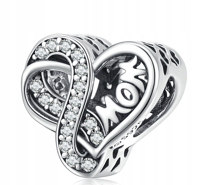 CHARMS ZAWIESZKA MAMA CHARMS LOVE CHARMS UKOCHANA MAMA SERCE 925