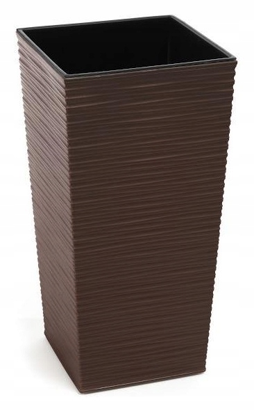 Doniczka Finezja Dłuto 300x300x570mm mokka Lamela