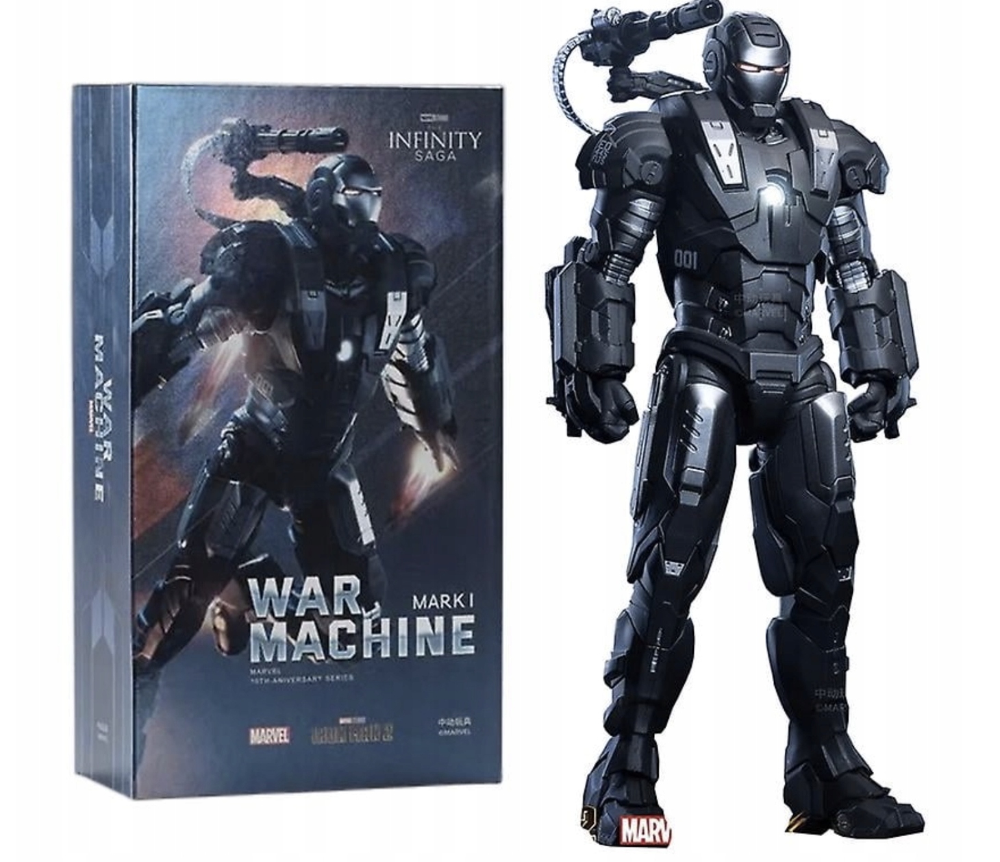 Pohyblivá figurka War Machine Mk1 Iron Man 18 cm Marvel Zd Toys Originál
