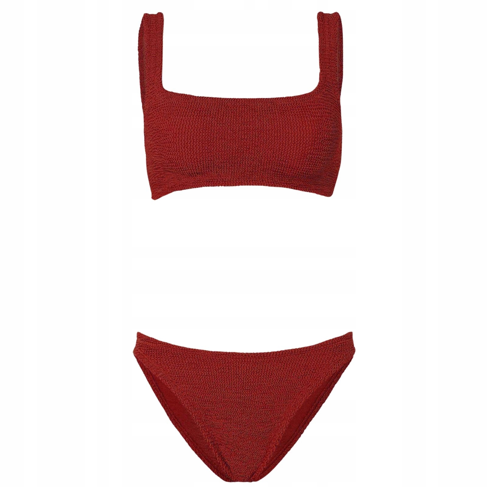 Bikini Xandra Metallic Chestnut Hnědá One size Hunza G