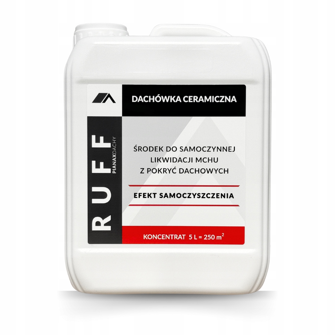Pianax Střechy Ruff keramická střešní taška 5 L (odstraňuje mech, chrání střechu)