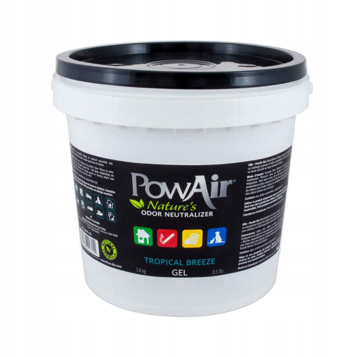 

PowAir Ona Żel 3,8kg. Neutralizator Zapachów Tb
