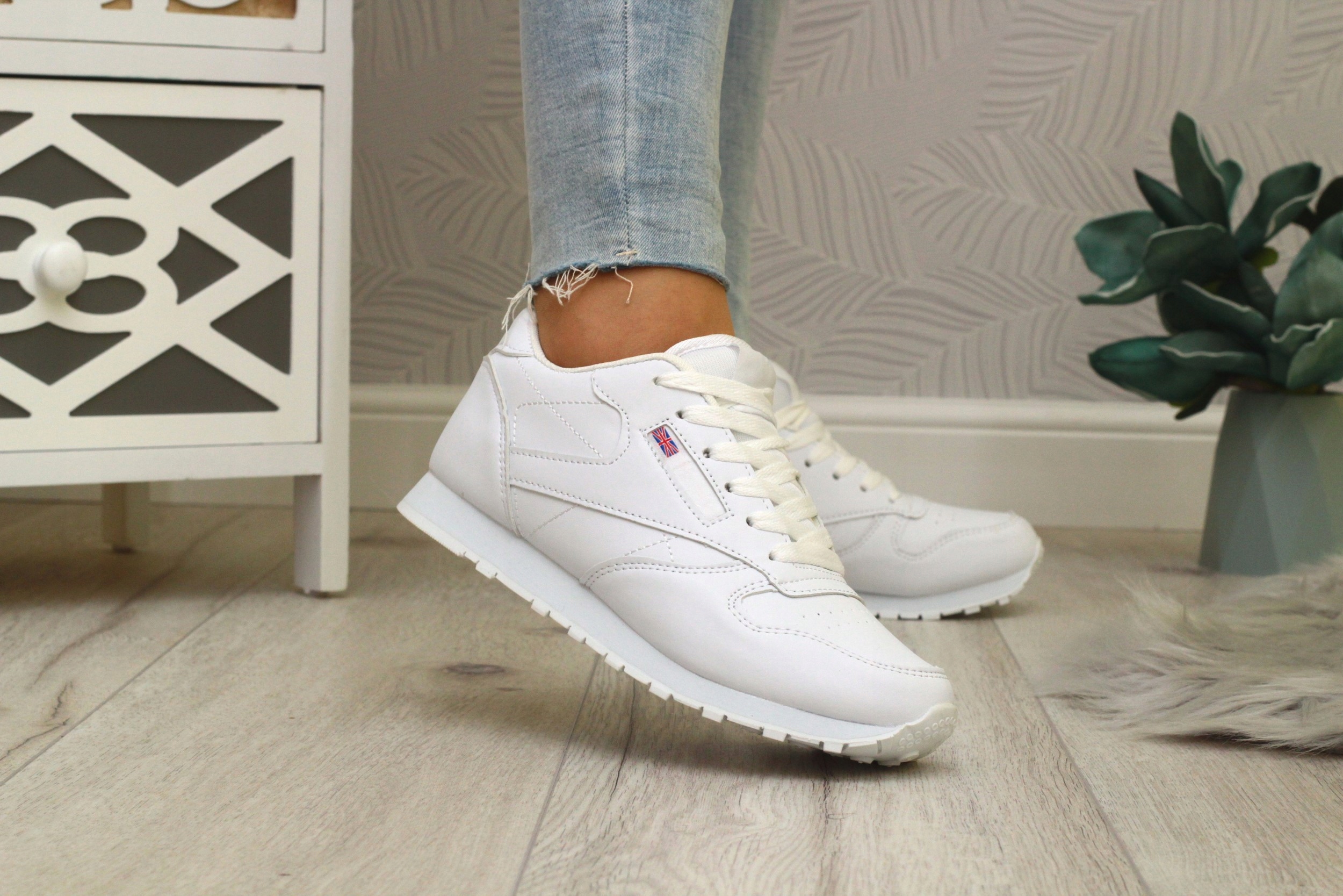 BUTY SPORTOWE DAMSKIE LEKKIE ADIDASY SNEAKERSY Materiał zewnętrzny inny