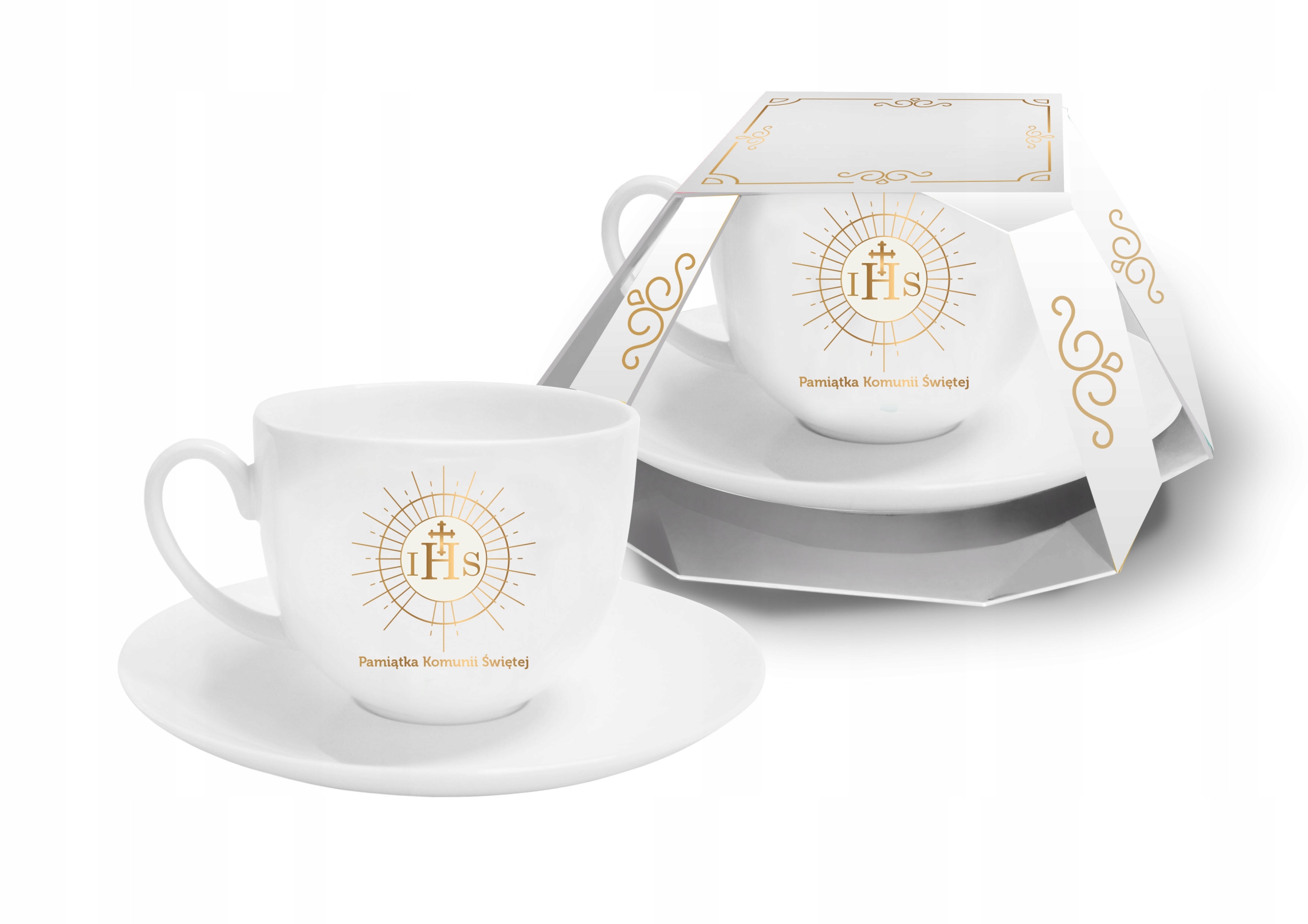 

Filiżanka z podstawką Pamiątka I Komunii