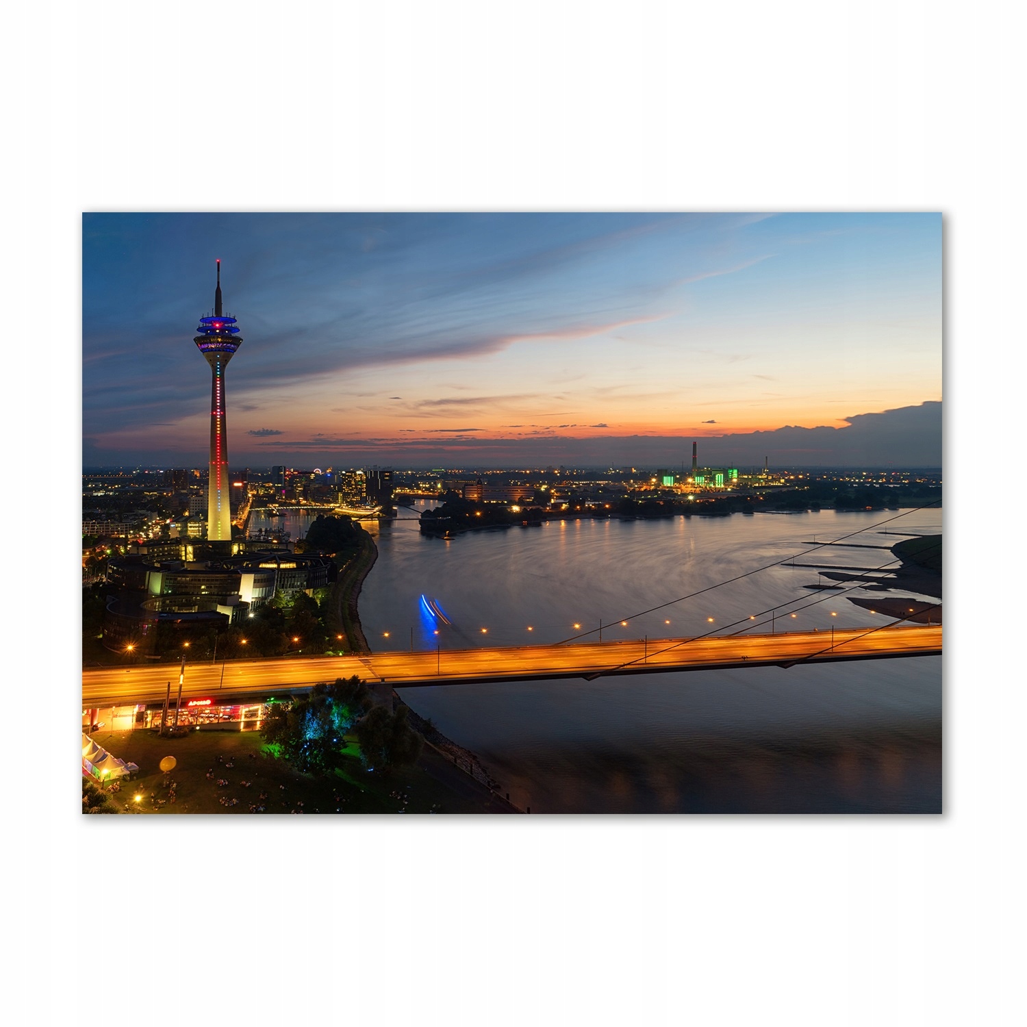 

Foto obraz szklany Dusseldorf Niemcy 100x70