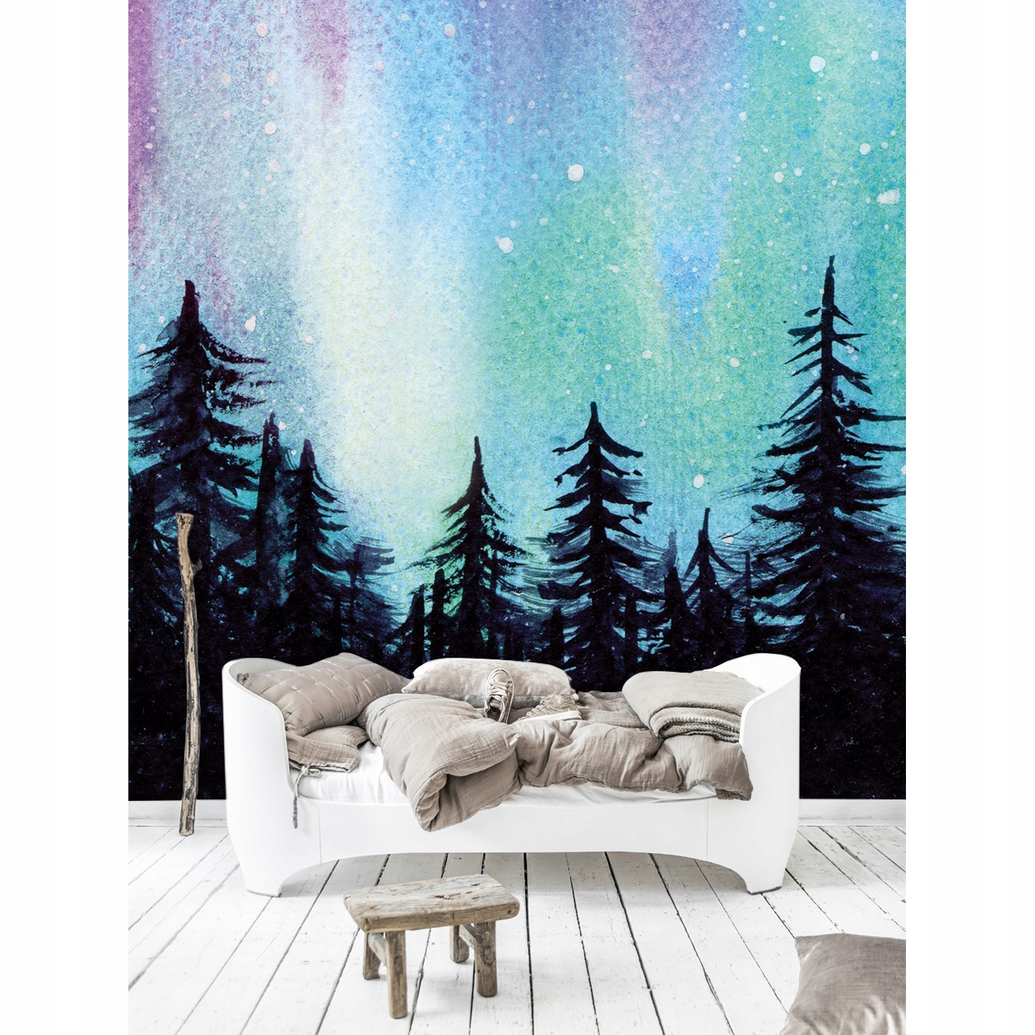 

Foto tapeta samoprzylepna Zorza polarna 104x70 cm