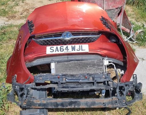 OPEL ADAM PRZÓD ZDERZAK MASKA PAS CHŁ. 2 BŁOTNIKI