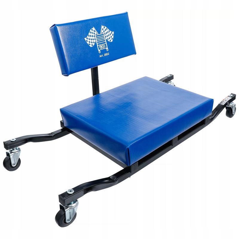 Dílenská stolička na kolečkách, extra plochá, Bgs 2852