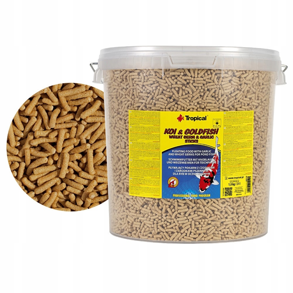 

Tropical Koi&Goldfish Wheat GermGarlic 21L