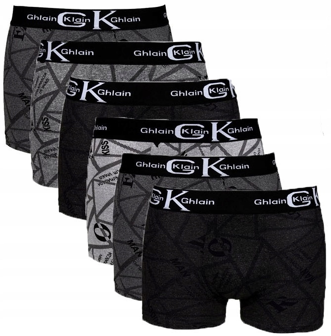 

6x Bokserki Męskie Bawełniane XXL