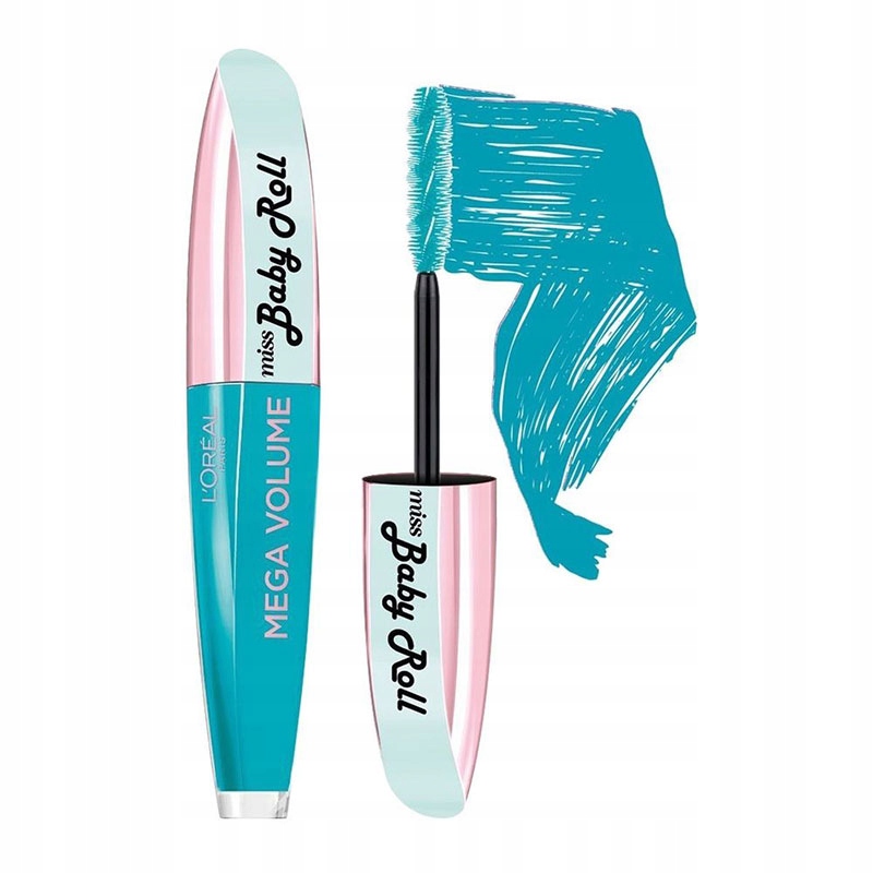 Loreal Mega Volume Miss Baby TEAL BLUE Tusz