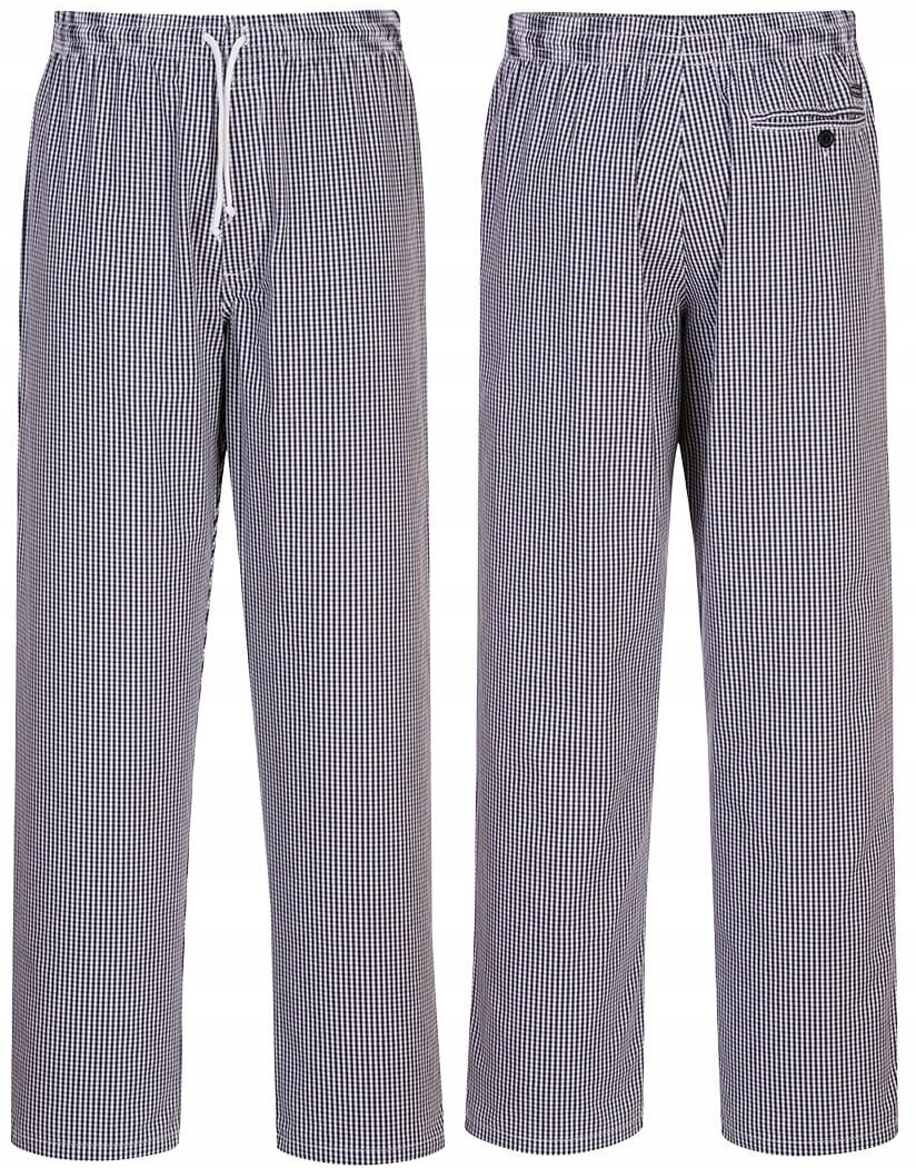 SPODNIE GASTRONOMICZNE KUCHARSKIE DLA KUCHARZA DO PRACY BAWEŁNIANE Marka inna