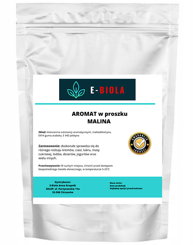 Aroma V Prášku Potravinářská Malina Cukrářství 1 Kg