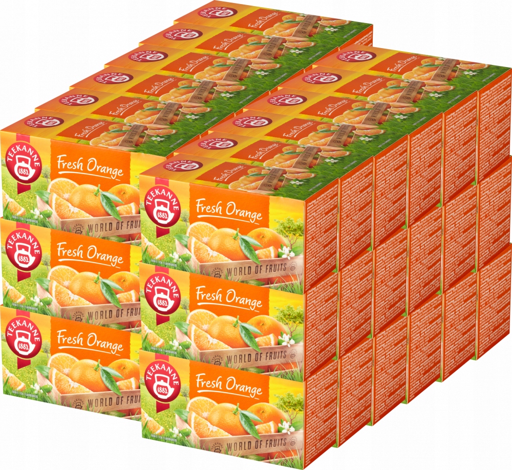 Herbata Owocowa Teekanne Fresh Orange Pomarańcza 20 torebek x36