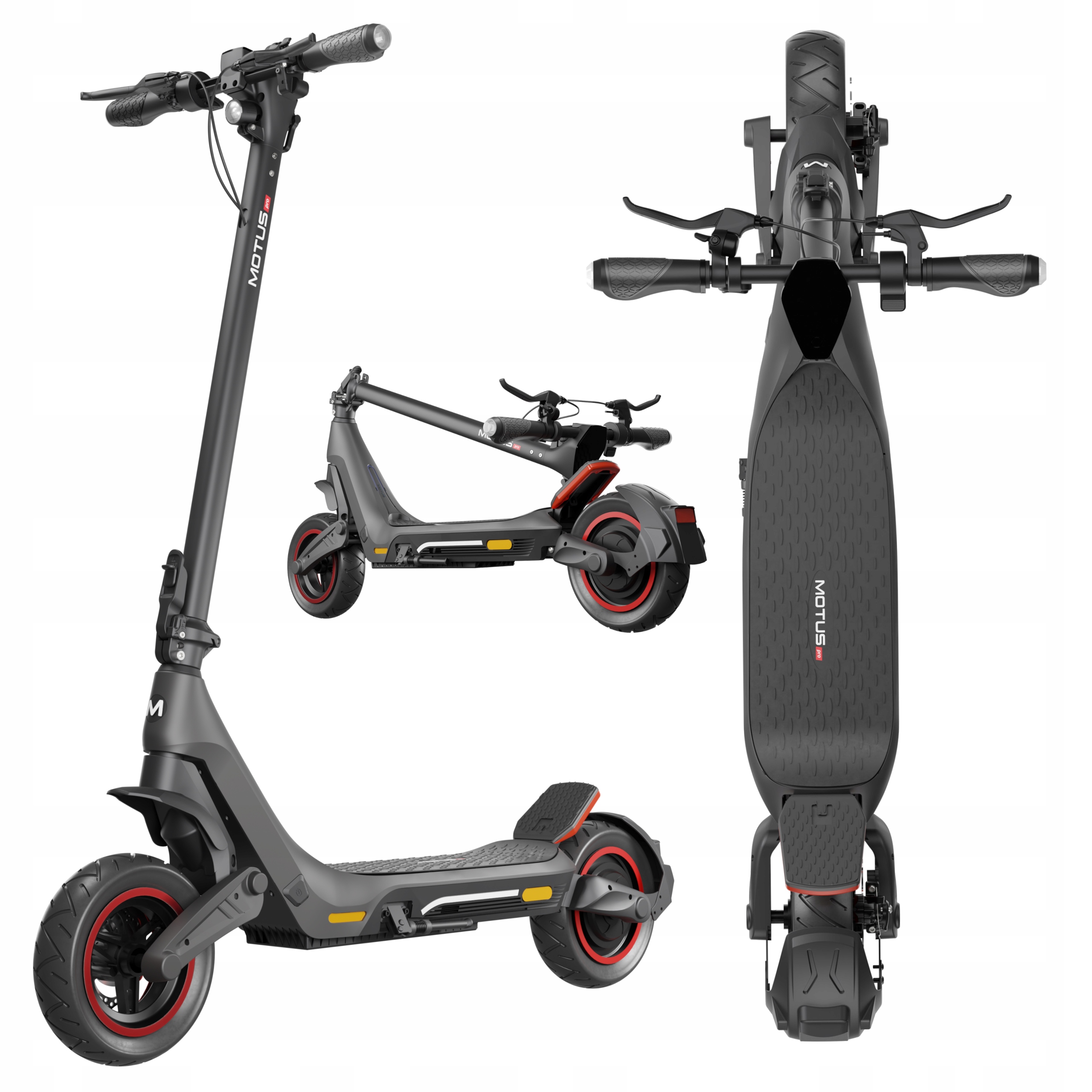 Elektrická koloběžka Motus Pro 10 Urban 60 km 15Ah 48V odpružení 800W