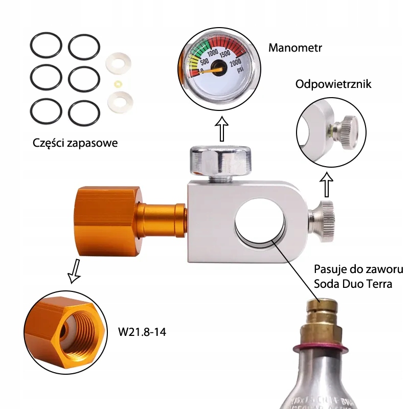 Przetoczka do Sodastream Quick Connect Pink System Kod producenta N019