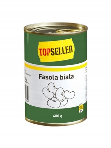 Levně 15 x Topseller Fazole bílá 400 g