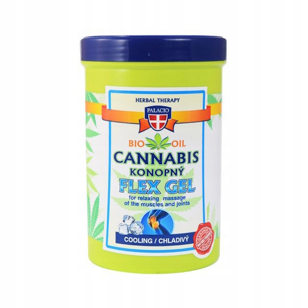 

Żel do masażu z olejem konopnym chłodzący Palacio