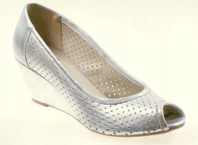 Fabio Fabrizi 561 Czółenko Srebrne ROZM.37