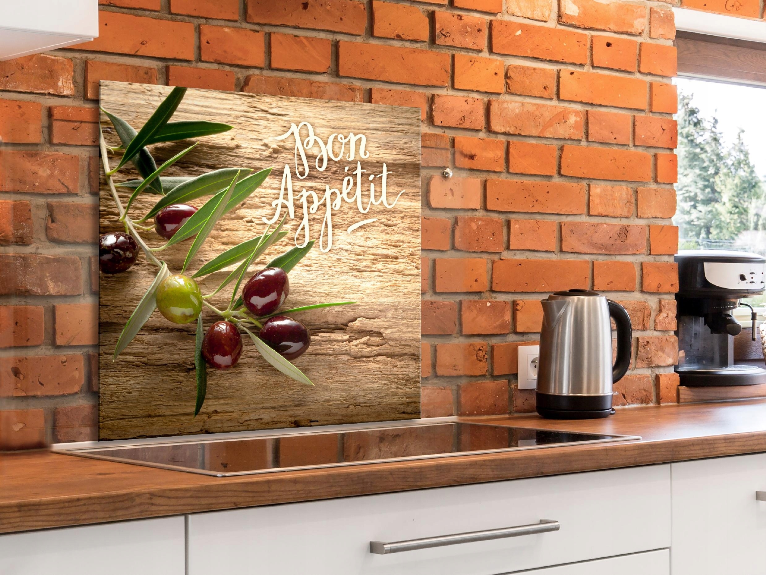 Skleněný Kuchyňský Panel 80x80 j-B-0066-aq-a
