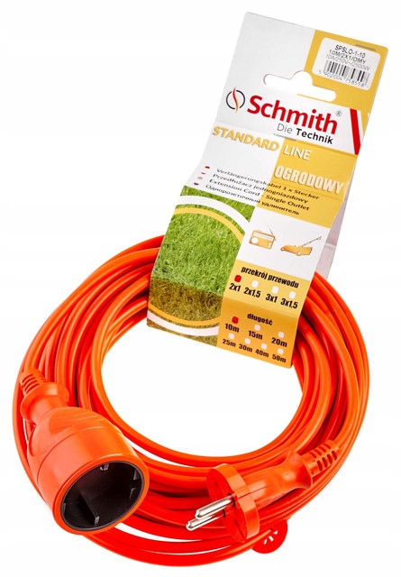 Schmith Prodlužovací Kabel 2X1 MM, 25 M SPSLO-1-25