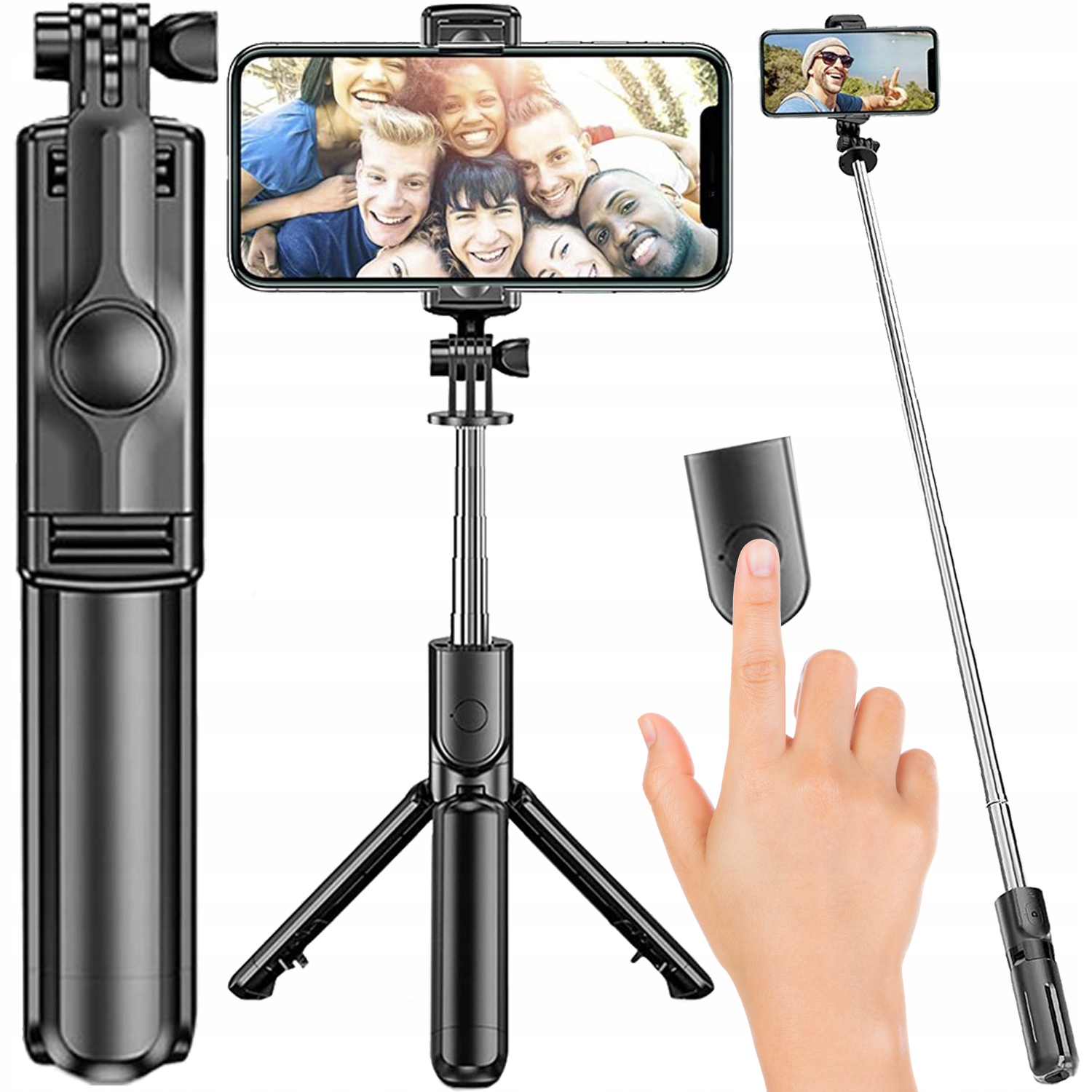 

Kijek do Selfie Tripod Statyw Pilot na Bluetooth