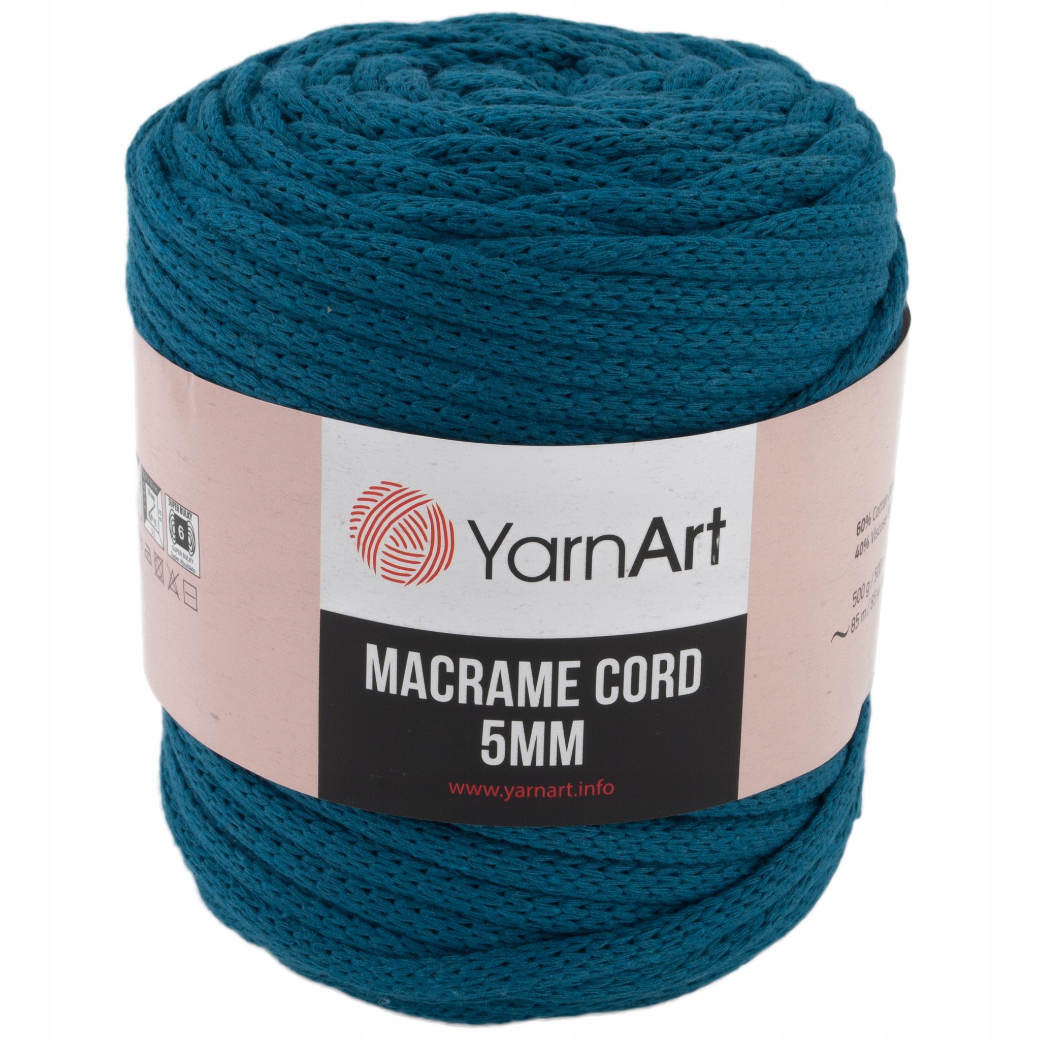 Sznurek YarnArt Macrame Cord 5mm kolor 789