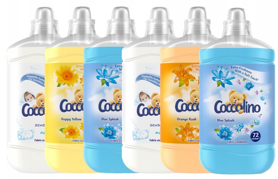 

Coccolino płyn do płukania 6 x 1800ml zestaw mix