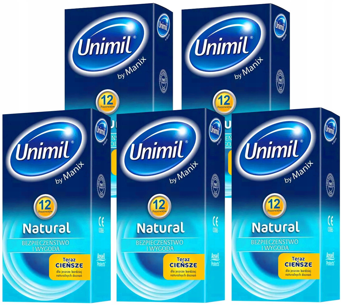 

Prezerwatywy Unimil Natural klasyczne 60 szt.