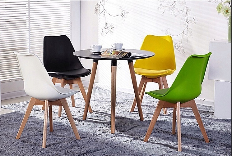 STÓŁ NOWOCZESNY CZARNY DO JADALNI KUCHNI - 80cm Stan opakowania oryginalne