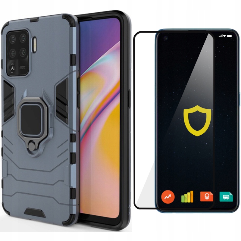

Etui X-ring Pancerne Do Oppo Reno 5 Lite Szkło