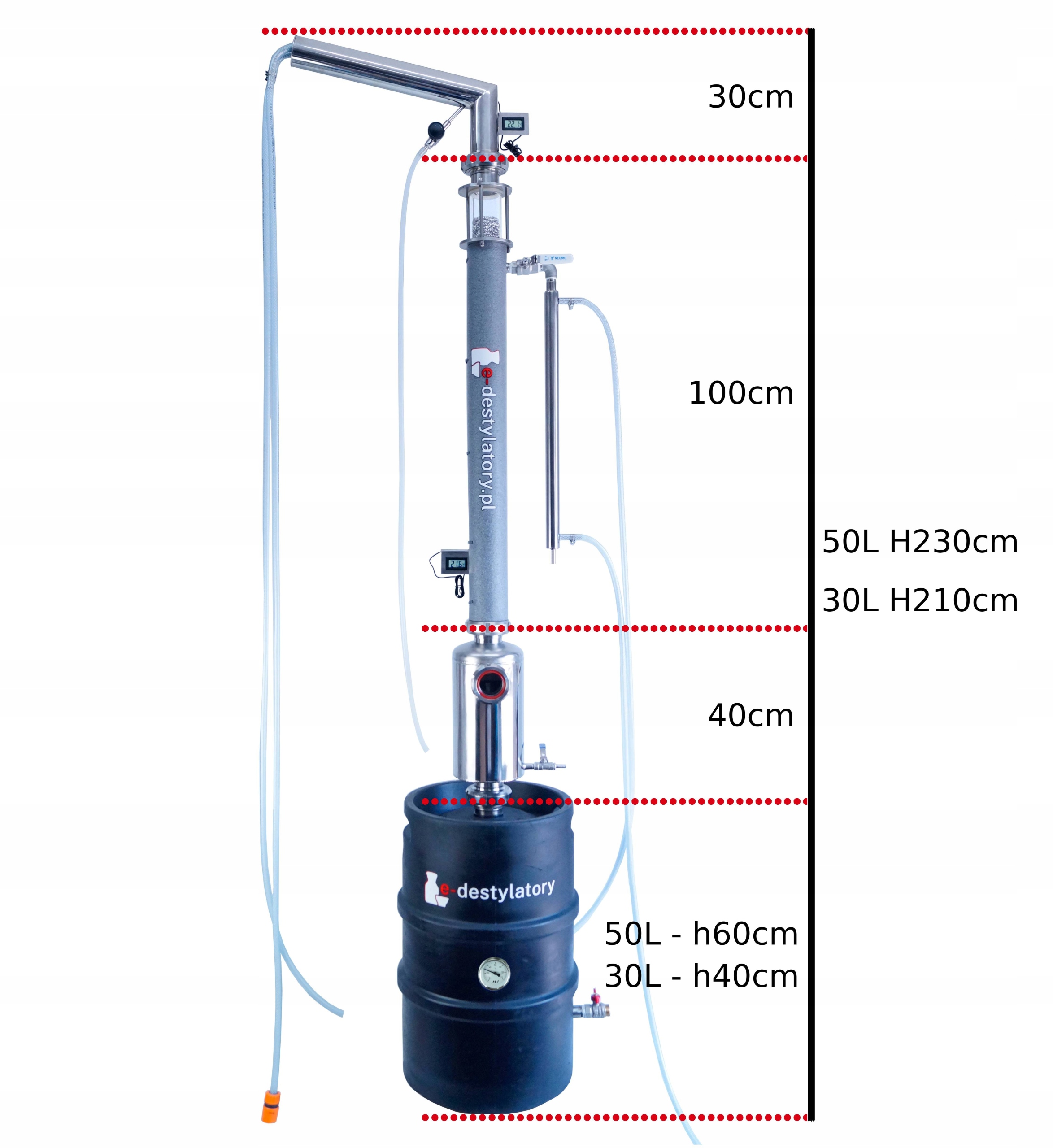 DESTYLATOR AABRATEK BUFOR OVM LIBIGA WIZJER. Pojemność 30-50 l