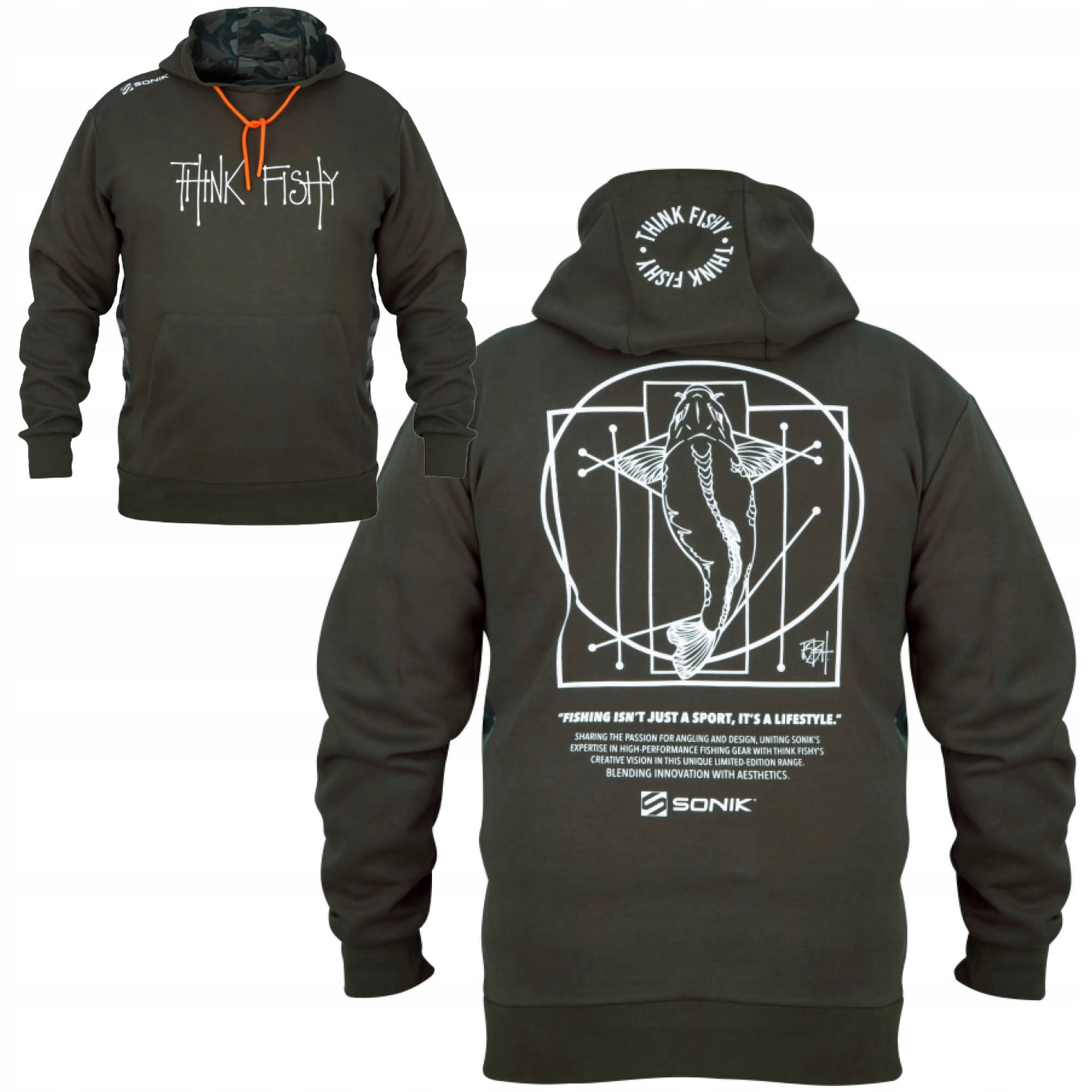 Mikina Sonik Sonik Hoody By Think Fishy M