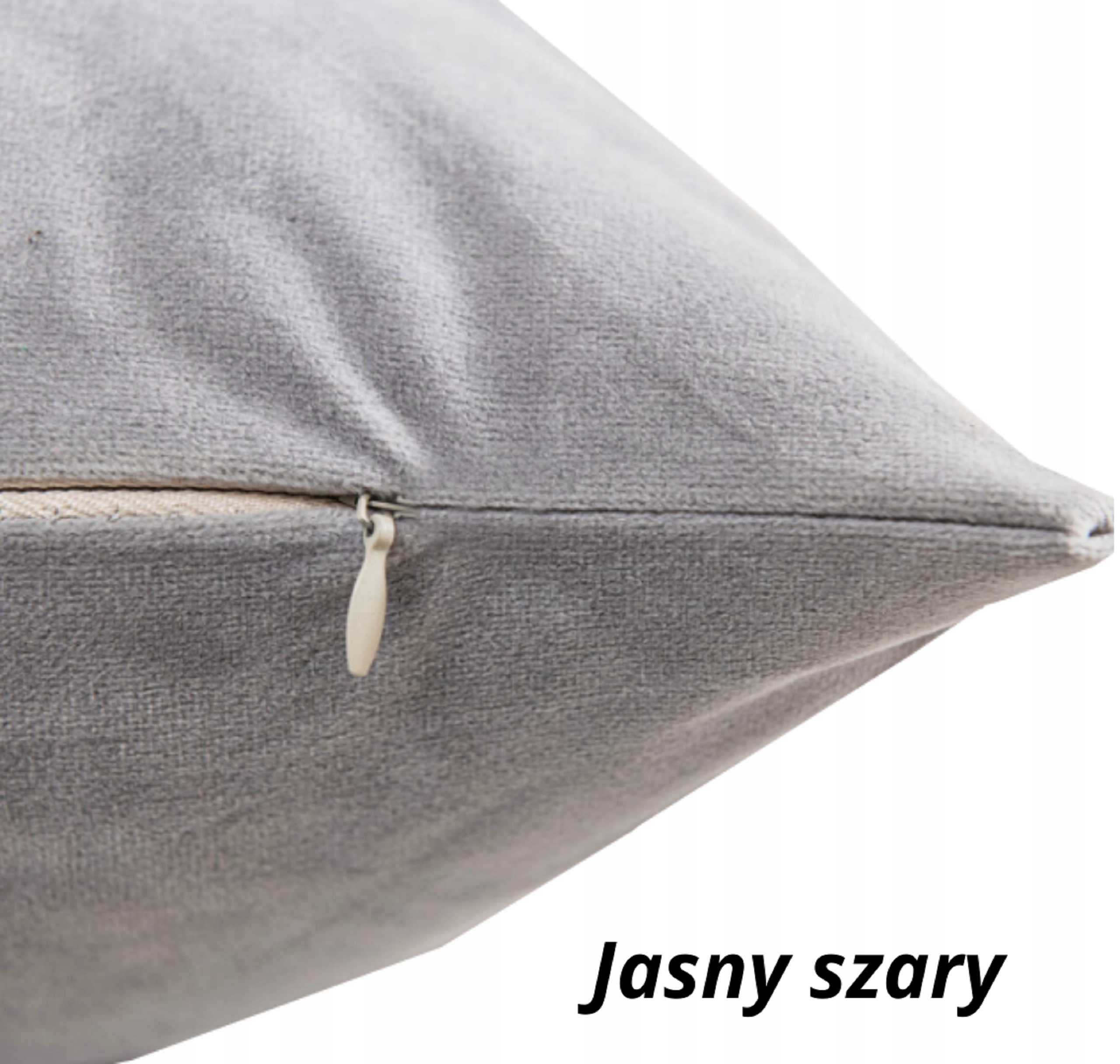 POSZEWKA NA PODUSZKĘ WELUROWA 50x50 JASIEK VELVET POSZEWKI DO SPANIA Długość 50 cm