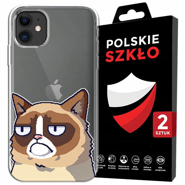 PIĘKNE ETUI CASE DO IPHONE 11 WZORY + SZKŁO