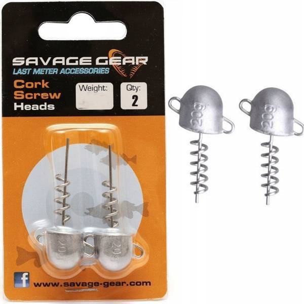 D Wkręcane Główki Jigowe Savage Gear 20g 2szt