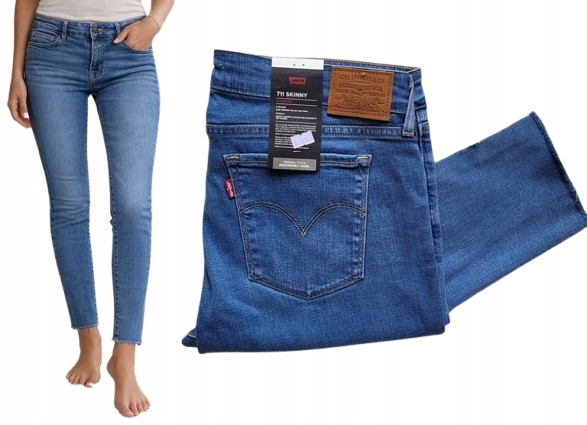 úzké nohavice Levi's 711 Skinny W31 L32 31x32 Premium