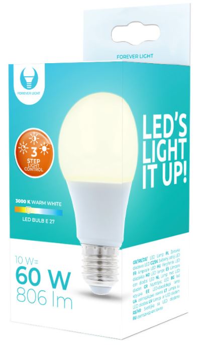 

żarówka Led E27 10W 3-stopniowe Ściemnianie ciepła