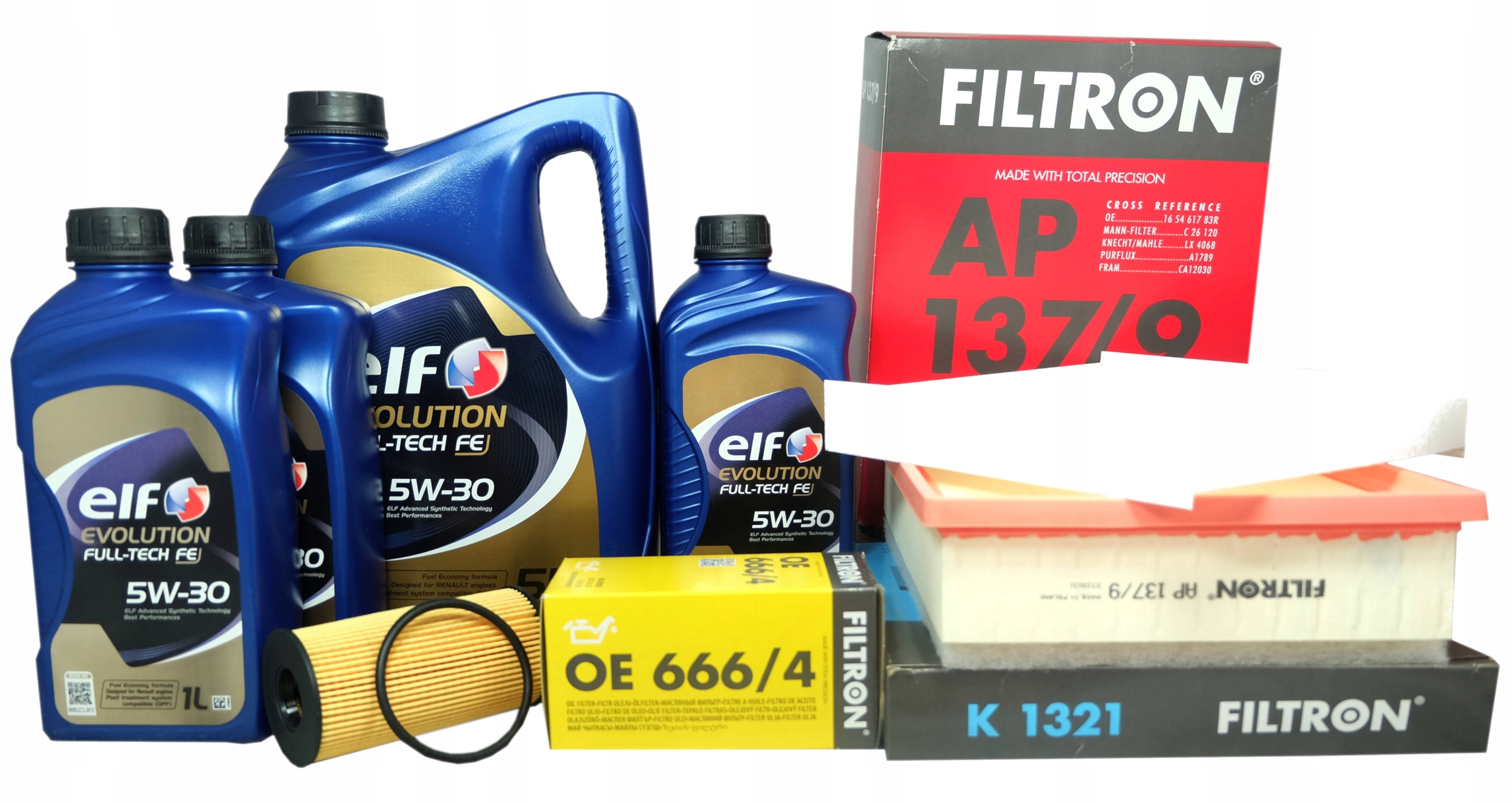 3 Filtre Olej 5v30 Elf Fiat Talento 2.0 dCi 2019-