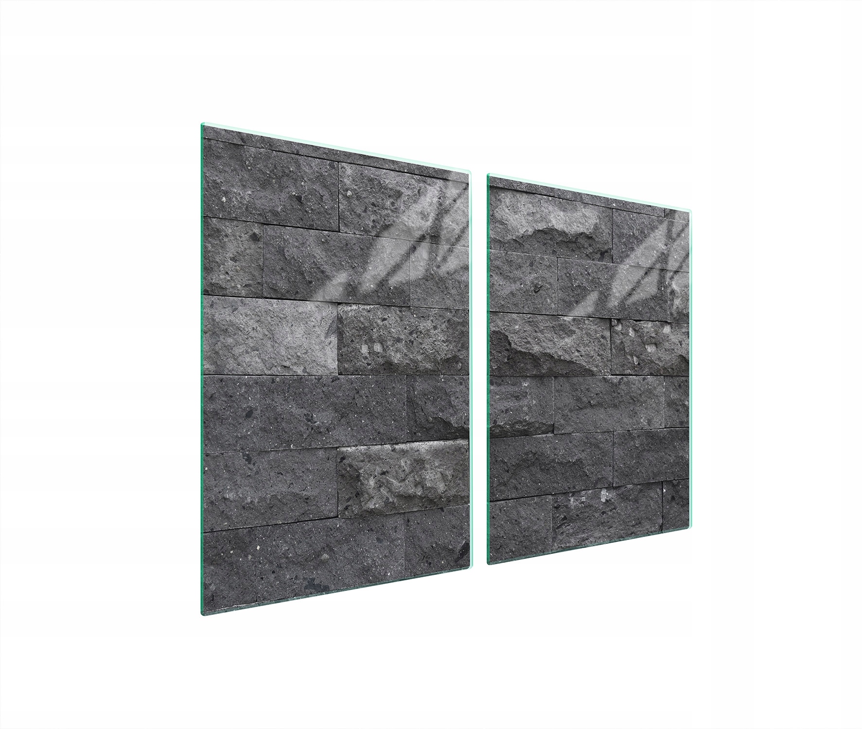 Skleněná Ochranná Deska Do Kuchyně 2x45x52 Cihlové Tvrzené Sklo