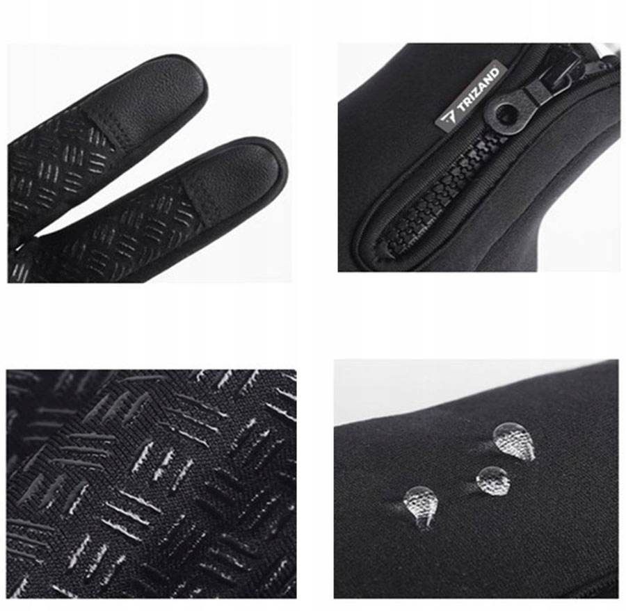 RĘKAWICZKI MĘSKIE DOTYKOWE NEOPREN na ROWER, RYBY, SPORT WrocłaW Materiał dominujący inny