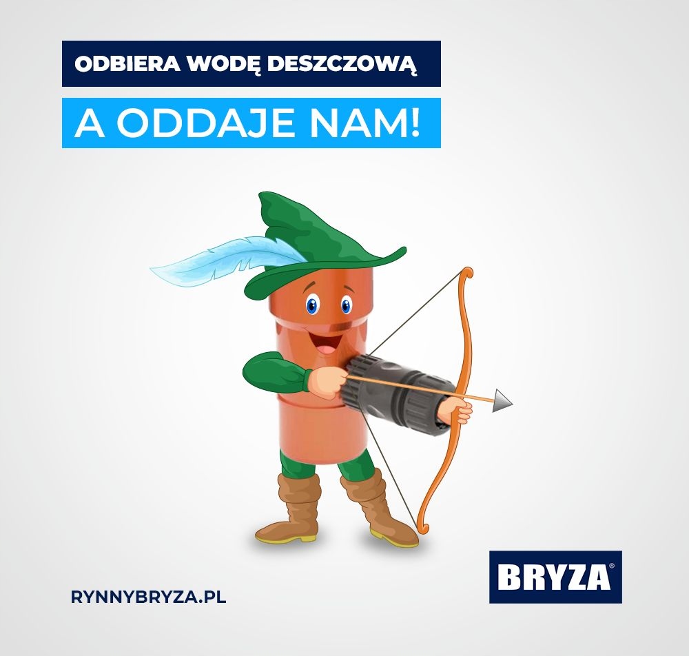 CELLFAST BRYZA ODZYSKIWACZ ZBIERACZ ŁAPACZ WODY 90 BRĄZOWY RAL 8017 Średnica 90 mm